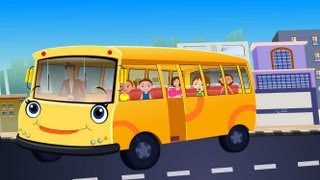 The wheels On The Bus Go Round And Round Nursery Rhyme [upl. by Rainwater978]