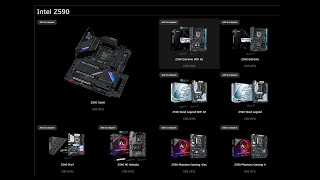 Rambling about Asrocks Z590 Motherboard lineup [upl. by Enaerb]