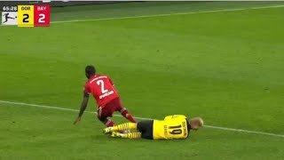 Brandt head INJURY Vs Bayern Munich [upl. by Netta992]