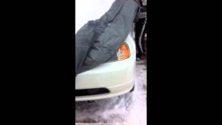 Snow Car Cover super EASY [upl. by Sibella110]