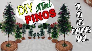 DIY Crea tus Propios PINOS NAVIDEÑOS Super Rápido y Económico Esto te Ahorrará mucho Dinero 💰 [upl. by Pompea]