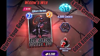 Is The Widows Web Bundle Worth The Gold Marvel Snap Gold Bundle [upl. by Lain]