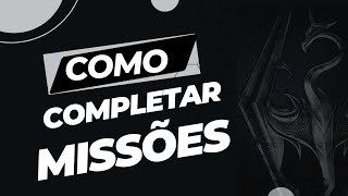 SKYRIM  CÓDIGO PARA COMPLETAR AS MISSÕES QUEST [upl. by Aillimac813]