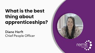 Diane Herft  Chief People Officer What is the best thing about apprenticeships [upl. by Drofniw]