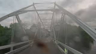 4K Driving Thru Around  On Dingmans Ferry Bridge New Jersey NJ to Pennsylvania PA Daytime ASMR [upl. by Nedle]