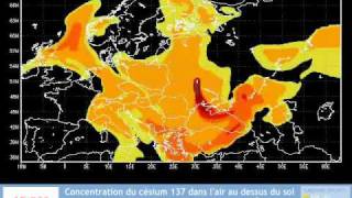 animation of Chernobyls radiation [upl. by Ennahoj]