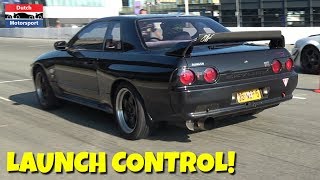 400HP Nissan Skyline R32 GTR  LAUNCH CONTROL Accelerations [upl. by Gratia]