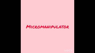 Micromanipulator method by G Spandana  MZC I [upl. by Reggy]