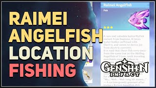 Raimei Angelfish Location Genshin Impact [upl. by Anilem]