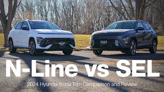 2024 Hyundai Kona SEL vs N Line  Comparison and Review [upl. by Arias]