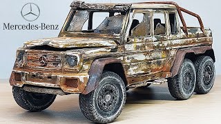 Restoration Mercedes Benz G63 AMG 6x6 Destroyed car [upl. by Adnalay]