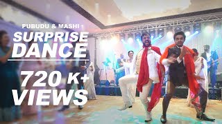 Pubudu and Mashi Wedding  Sri lankan Popular Actors amp Actresses  Surprise Dance [upl. by Niffirg]