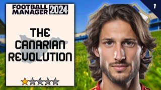 The Canarian Revolution  Tenerife  E1  FM24  Football Manager 2024 [upl. by Hallette]