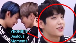 2 Minutes Of YEONBIN Jealous Moments  TXT  YEONJUN × SOOBIN [upl. by Adirehs]