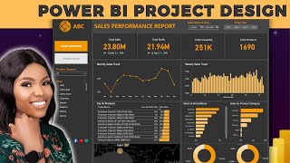 Power BI Project End to End for Beginners  Sales Dashboard in Power BI l Power BI Dashboard [upl. by Lasyrc]