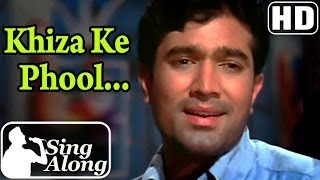 Khiza Ke Phool HD  Kishore Kumar Superhit Old Hindi Karaoke Song  Do Raaste  Rajesh Khanna [upl. by Nevin572]