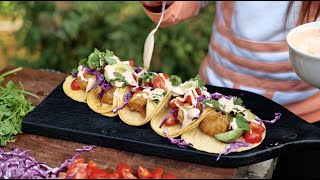 Easy Family Favorite  BeerBattered Lingcod Tacos [upl. by Annoel503]