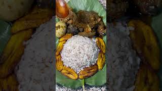 Ofada rice and sauce food ofadastew [upl. by Atselec]