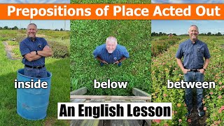 Prepositions of Place and Other Ways to Describe Location and Motion  An English Lesson [upl. by Ashby]