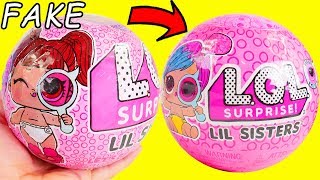 LOL Surprise Custom Fake Lils Sister Doll  Fuzzy Pets Basket  Toy Egg Videos [upl. by Goat528]