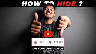 How To Hide Like And Dislike on YouTube Videos 2024 [upl. by Ysteb]