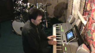 Tears in Heaven  Eric Clapton  piano guitar version on Yamaha Tyros 3 [upl. by Nemhauser566]