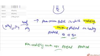 Which of the following ammonium salt evolves N2 on heating [upl. by Navap]