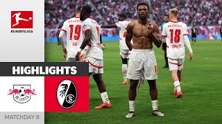 Overnight Table Leader  RB Leipzig  SC Freiburg 31  Highlights  Matchday 8 – Bundesliga 202425 [upl. by Blunk158]