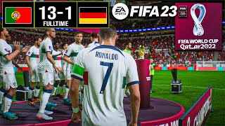 FIFA23  Portugal vs Germany 131 l WORLD CUP Championship Final  Laptop™ Gameplay 60 [upl. by Ziul]