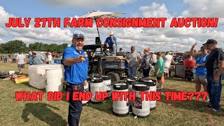 July 27th Farm Consignment Auction How did I do this time  Auction  Consignment  Farm [upl. by Eselahc282]