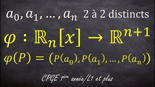 Un isomorphisme que lon croise souvent dans les sujets CPGE à partir de la 1ère année amp L1 [upl. by Tterrej686]