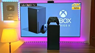 XBOX SERIES X on LG OLED C3 42quot 4K 120HZ TV [upl. by Alejo]