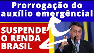 Bolsonaro suspende o programa renda brasil e fala sobre a prorrogação do auxílio emergêncial [upl. by Guevara316]