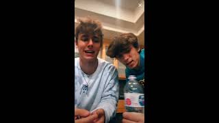 josh richards live on tiktok with bryce hall and nessa barrett [upl. by Ardene330]