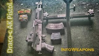 Draco AK Pistol  AKARS  Eotech Red Dot Gun Range Test [upl. by Aniale]