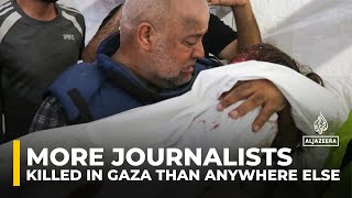 More journalists killed in Gaza than anywhere else Analyst [upl. by Thatch163]