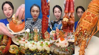 Yummy 149 Eat Oyster 🦪 🦪 Shrimp 🦞🦞 seafood 🦐 🦐  mukbang seafood yummyfood [upl. by Lundeen]