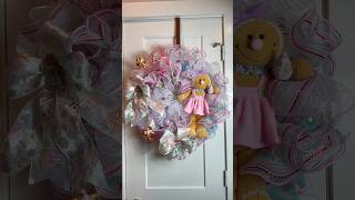 DIY GINGERBREAD DOOR WREATH christmas DIY christmasdecorations explore diychristmas craft [upl. by Putscher]