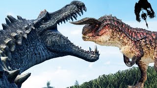 Hyperendocrin Carnotaurus e Spinosaurus Novo Tribal e Skin Sistema  The Isle News  PTBR [upl. by Ciryl]