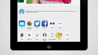 Epson Apple AirPrint  Printing from Your Apple Device [upl. by Ishmul]