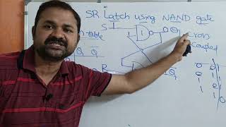 SR latch using NAND gate [upl. by Kettie846]