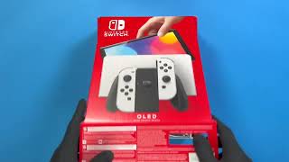 Nintendo Switch OLED Model Unboxing  Case [upl. by Baillie]