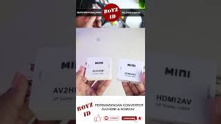 Converter HDMI2AV vs AV2HDMI shortsviral tvdigital [upl. by Aila]