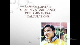 Cost of Capital Meaning Significance Determinants amp Calculations [upl. by Ahseik]