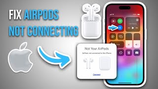 How To Fix AirPods Not Connecting To iPhone Full Guide [upl. by Etteloiv]