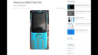 Maximum MB20 flash file [upl. by Ingaberg]