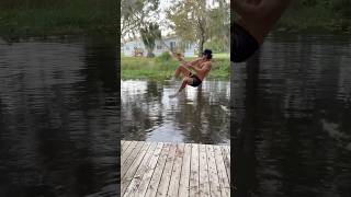 ROPE SWING OVER GATOR WATER [upl. by Neitsabes]