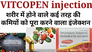 Vitcopen injectionmethylcobalamin pyridoxine hcl niacinamide amp folic acid injection uses in hindi [upl. by Edrahc]