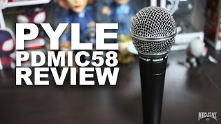 Pyle PDMIC58 Dynamic Microphone Review  Test [upl. by Sreip153]