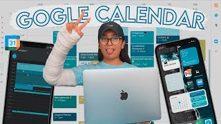 google calendar para estudiantes 📆l colores  organización  tutorial [upl. by Nevur]